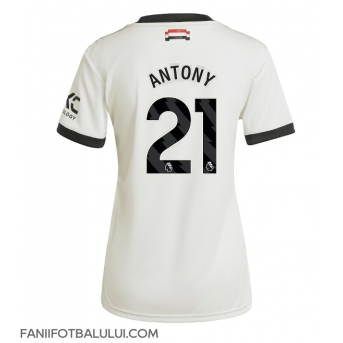 Manchester United Antony #21 Tricou Fotbal Replică 2024-25 Femei Treilea